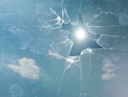 broken-glass ceiling