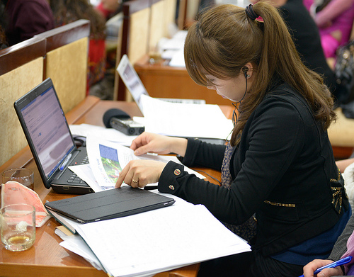 Female-student-studying